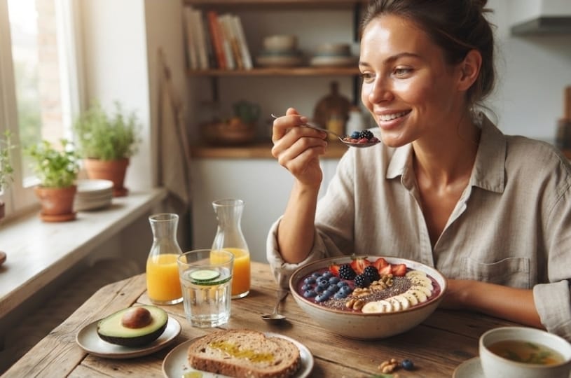 El Manantial Oculto Nutrición Celular y Alimentos Clave para una Piel Radiante